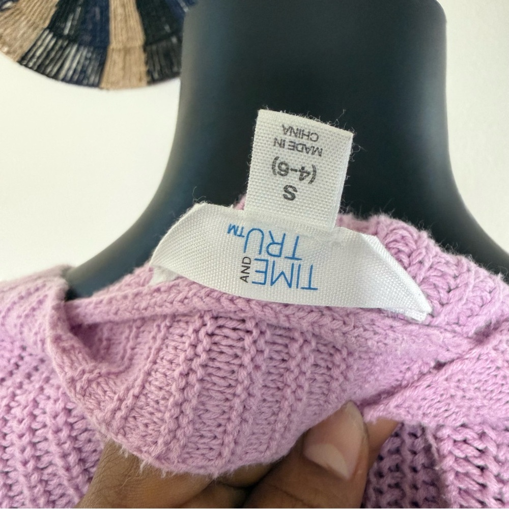 Time and Tru Lavender Button-Up Cardigan - Picture 11 of 11